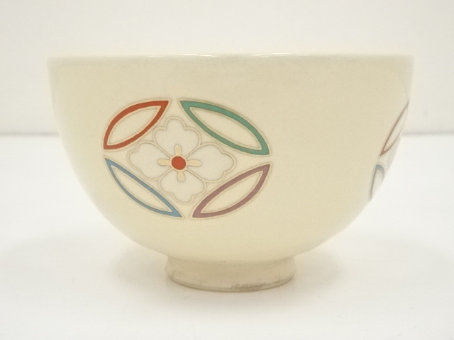 道具 ] - 道具 加藤昌山造 色絵七宝花菱茶碗 | ネットショップ圭